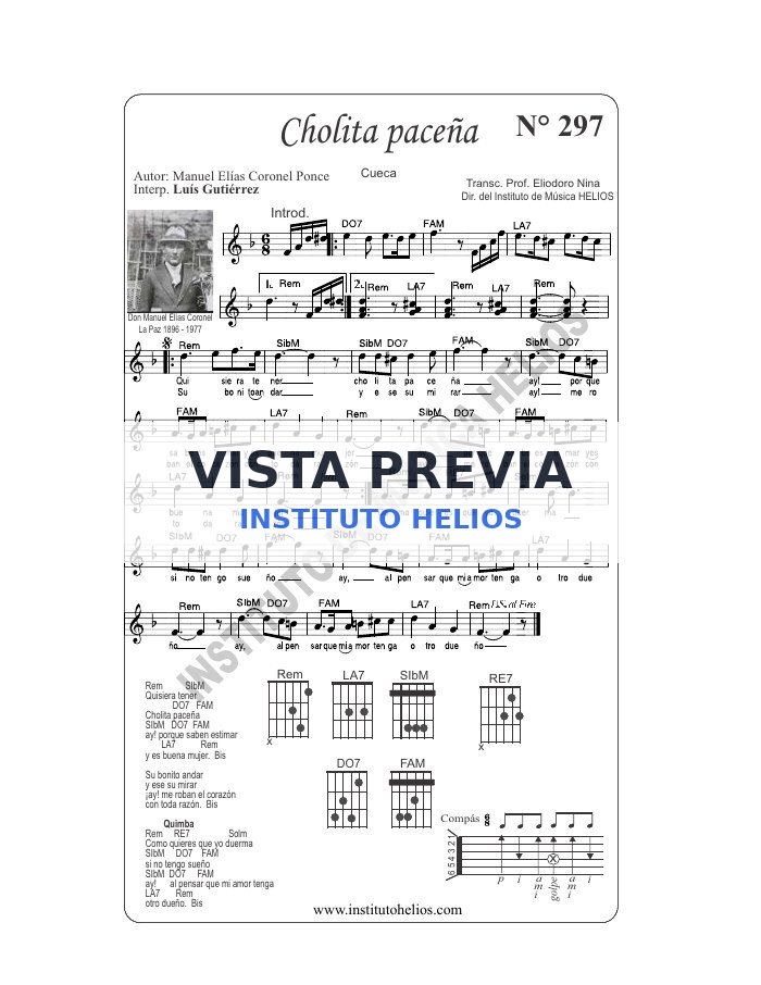 Vista previa de Cholita paceña